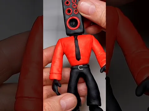 I made Titan Speakerman 2.0 FULL VIDEO | witch Polymer Clay #diy #magicalclay #speakerman