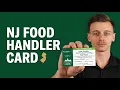 New Jersey Food Handler Card Online Training Test
