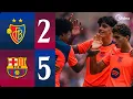 HIGHLIGHTS FC BASEL 2 vs 5 FC BARCELONA PRESEASON