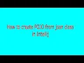How to create POJO from json class in Intellij