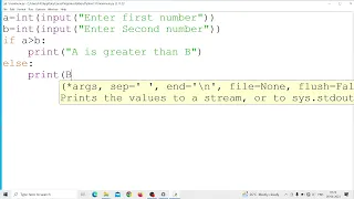 python program to find largest of two numbers maximum of two numbers in python