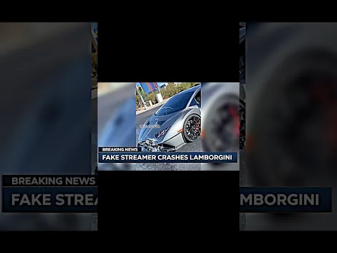 I Crashed My Lamborghini 😭 #shorts