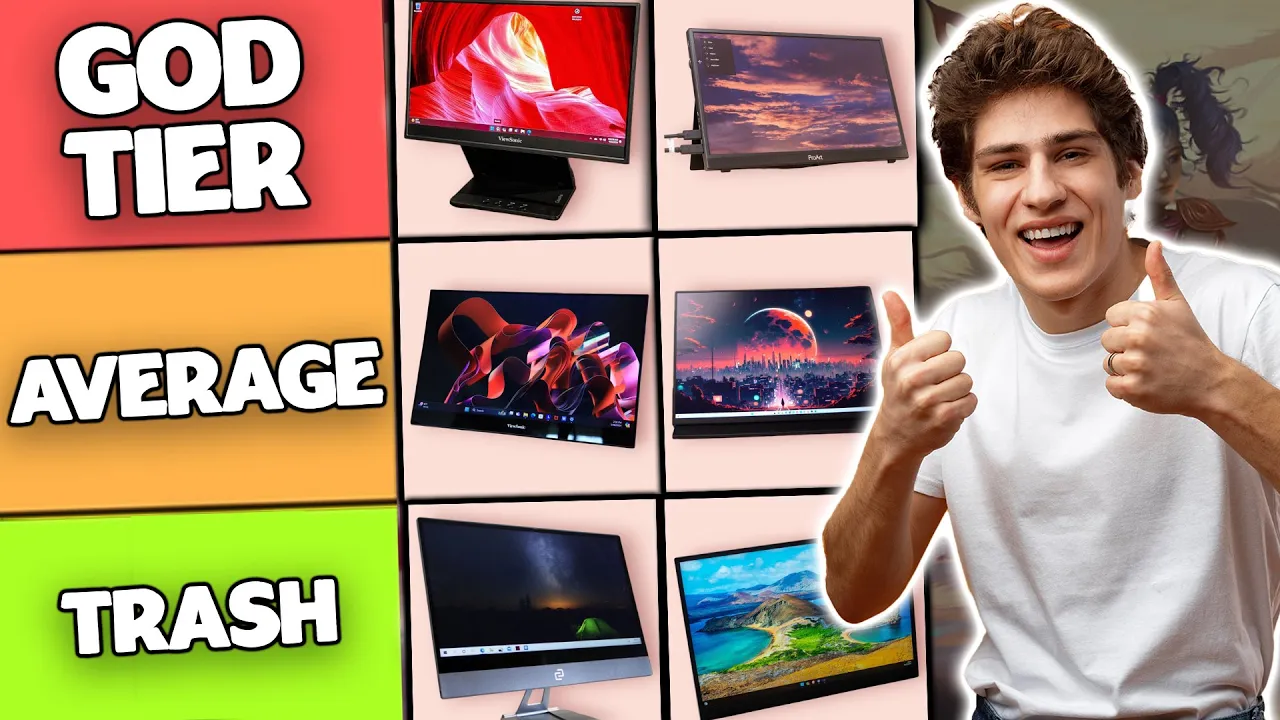 Outline Video BEST Portable Monitor Tier List 2024 (20+ TESTED!)