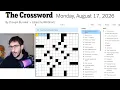 An Easy Monday For Me NYT New York Times Crossword - Monday August 17