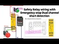 Download Lagu How to wire Safety Relay ? Emergency Stop Dual Channel Monitoring with reset || Easy Explained