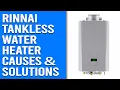Rinnai Tankless Water Heater Code 10 - Meaning Causes and Solutions