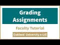 Grading Moodle Assignments - Faculty Tutorial