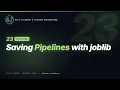23 Saving Reusing Preprocessing Pipelines Data Cleaning Feature Engineering