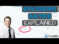 Dividend Dates Explained QUICKLY and EASILY