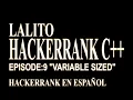 Variable Sized Arrays HackerRank C Solucion Espanol