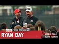 Ryan Day meets the media after Ohio State s ninth practice of the preseason