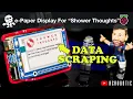 Raspberry Pi 4 Scrape JSON Data For e-Paper Display Python