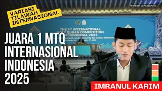 juara 1 mtq internasional indonesia 2025 imranul karim