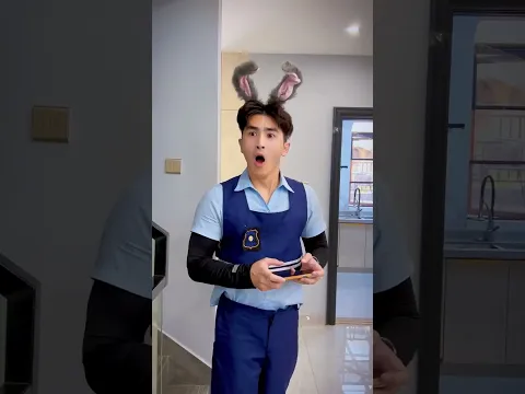 The child was damaged by the rabbit's mobile phone#Short #Officer Rabbit #angel