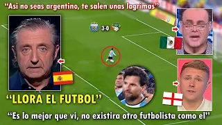 SE QUIEBRAN! PERIODISTAS  de TODO el MUNDO LLORAN tras RETIRO de MESSI ARGENTINA VS BENIN