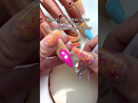 What People Think a Blooming Gel Nail Hack Looks Like 😱✨