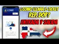 Como llenar E-TICKET MIGRACION de Republica Dominicana - Entrada y Salida del pais