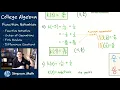 Function Notation and Difference Quotient Examples