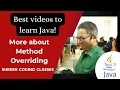 More about Method Overriding Java series 2025