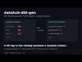 Generating dbt models from DataHub catalog metadata MCP demo