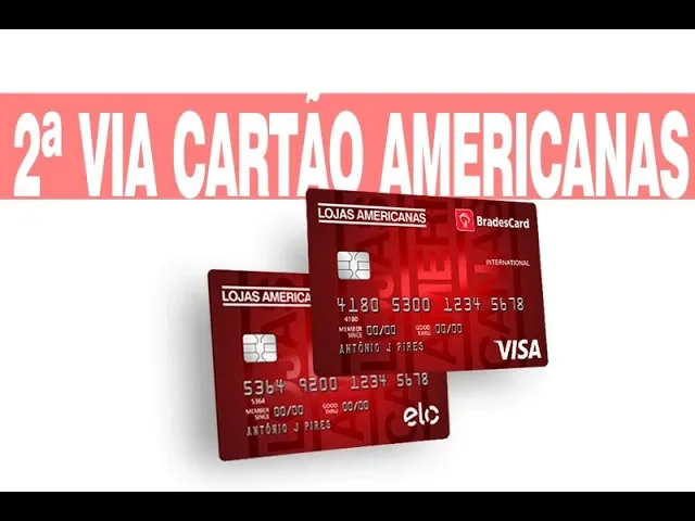CARTÃO DE CRÉDITO LOJAS AMERICANAS CONSULTA, 2 VIA, FATURA