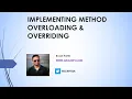 Java OOPS Concepts In Selenium - Implementing Method Overloading and Method Overriding in Selenium