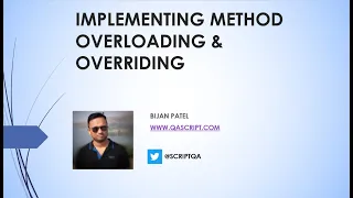Java OOPS Concepts In Selenium - Implementing Method Overloading and Method Overriding in Selenium