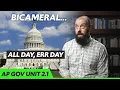 CONGRESS The Senate and the House of Representatives AP Gov Review Unit 2 Topic 1 2 1
