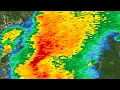 2024 Porter Heights Texas Supercell Radar Loop