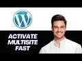 NEW How to Activate a WordPress Multisite Network Step-by-Step Tutorial for 2025