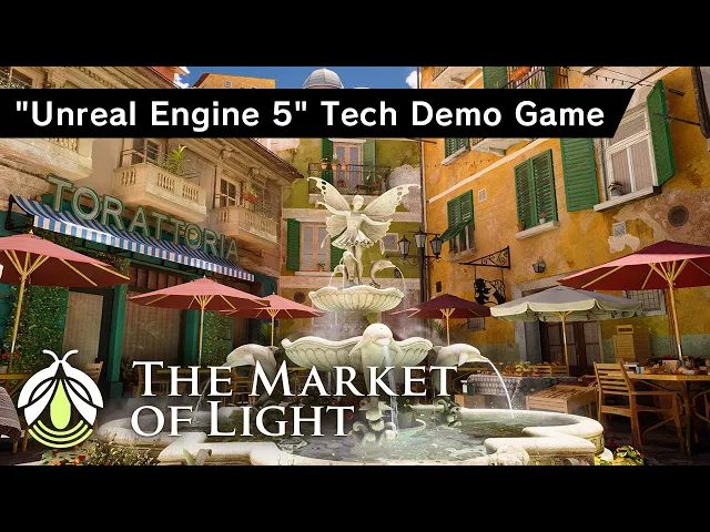 UE5 Tech Demo Game : The Market of Light – PV | historia