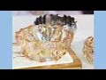 Elegant Crystal Glass Ashtray Grey Heavy Duty Round Glass Diamond Ashtray for Cigarette