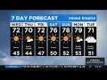 Wednesday morning weather forecast Dec 21