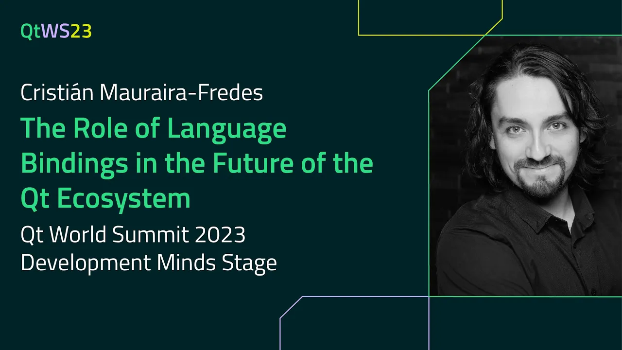 The Role of Language Bindings in the Future of the Qt Ecosystem with Cristián Mauraira-Fredes