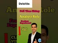 Download Lagu Deloitte Hiring Freshers 2025 | Full Time Hiring | 2025, 2024, 2023 batch #deloitte #deloittehiring