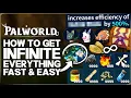 Palworld 1 0 - How to Farm INFINITE Resources FAST