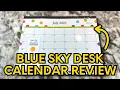 Blue Sky 2023-2024 Academic Year Teacher Monthly Desk Pad Calendar Dots - Review