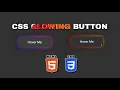CSS Glowing Button Effect HTML CSS Live Project