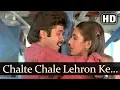 Lagu Chalte Chale Lehron Ke Saath (HD) - Saaheb Song - Anil Kapoor - Amrita Singh
