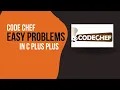 Getting Started with Code chef - solving First Problem