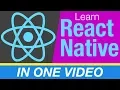 React Native Tutorial - Learn React Native 25 topics