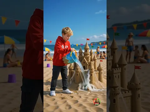Alex Ruined Cappy's Sandcastle So Otter Could Win the Contest!