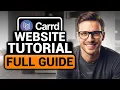Carrd Website Tutorial BEST FULL GUIDE How To Make Carrd Website
