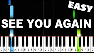 Tyler The Creator See You Again Ft Kali Uchis EASY Piano Tutorial 