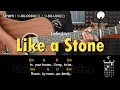 Like a Stone - slave EASY Guitar Tutorial with Chords