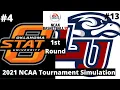 #4 Oklahoma State vs #13 Liberty - NCAA Basketball 10 Simulation