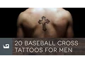 20 Baseball Cross Tattoos For Men