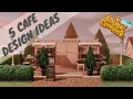 Five Cafe Design Ideas Inspiration Animal Crossing New Horizons