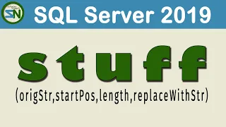SQL Server STUFF command manipulate and transform your data like a pro