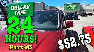 Surviving Off ONLY Dollar Tree for 24 HOURS EATING JUNK PART 3